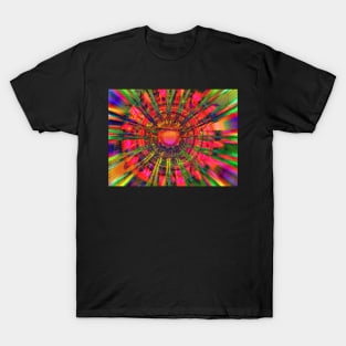 Hippie Fractal Art Design T-Shirt